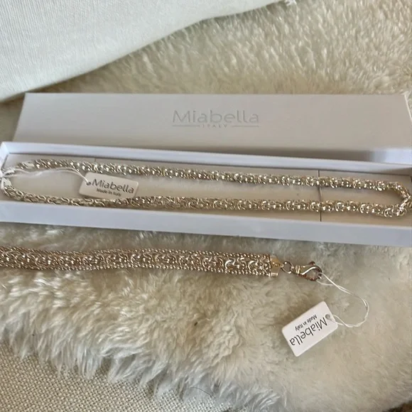 Miabella Sterling Silver Jewelry Set - Picture 8 of 9